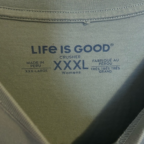 Life Is Good Women’s “ Ice Ice Baby” Crusher Tee T-Shirt LS Size XXXL - Picture 3 of 3